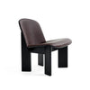 Sortlakeret eg - Sense Dark Brown Læder