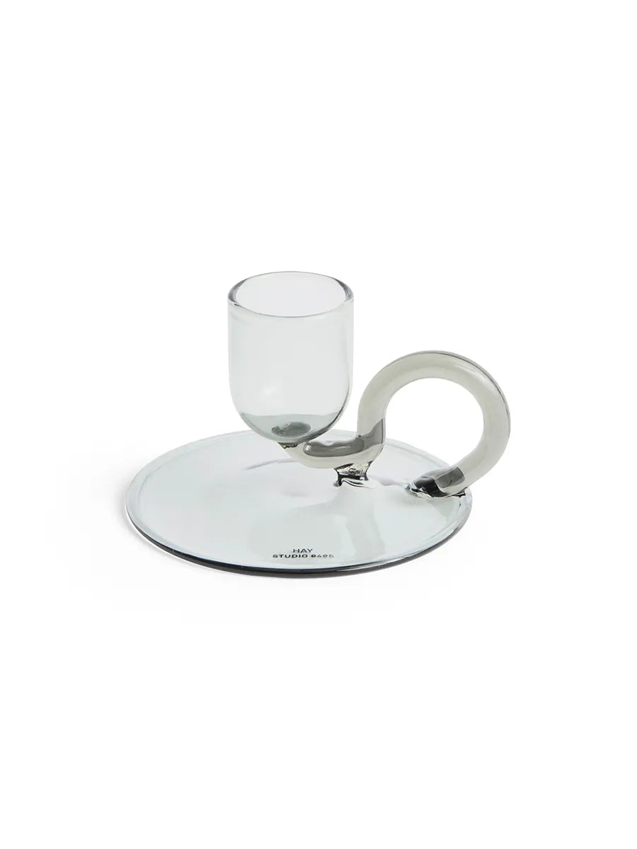 Tiny Candleholder, curved fra Hay - Grey - Jacobsen Plus