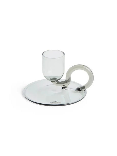 Tiny Candleholder, curved fra Hay - Clear - Jacobsen Plus
