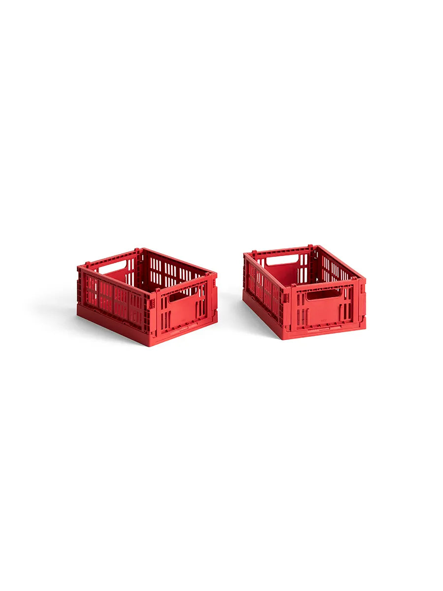 Colour Crate Mini 2 Stk., red fra Hay