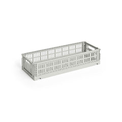 Colour Crate Mini Oblong, Grey fra Hay