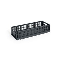 Colour Crate Mini Oblong, Charcoal fra Hay