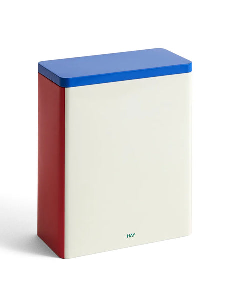 Tin Container fra Hay - X-Large Off White-Blue-Red - Jacobsen Plus
