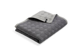 HAY Mega Dot Organic sengetæppe, 260x260 cm - Dark Grey - Jacobsen Plus