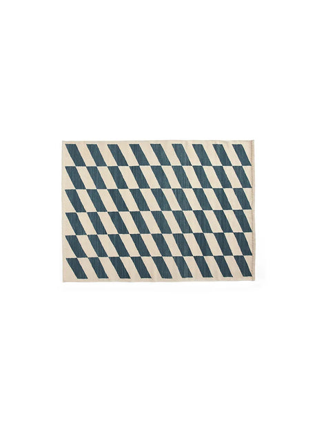 Shift Kelim Rug, 140 x 200 cm fra Hay - Black - Jacobsen Plus