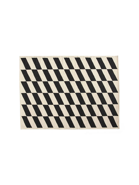 Shift Kelim Rug, 170 x 240 cm fra Hay - Black - Jacobsen Plus
