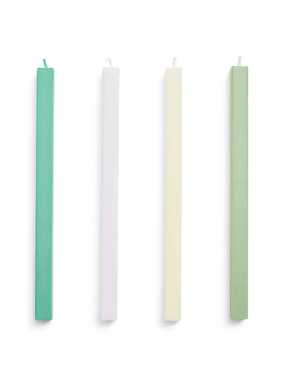 Square Candle 4 Stk., fresh fra Hay