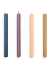 Hexagon Candle 4 Stk., dark fra Hay
