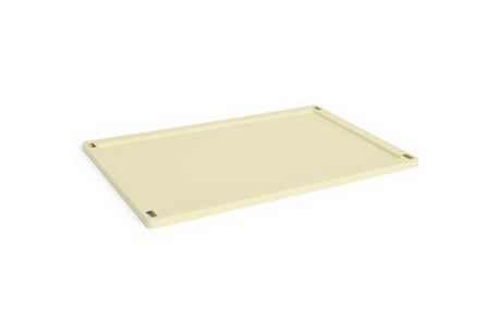 Colour crate låg, Large fra Hay - Light yellow - Jacobsen Plus