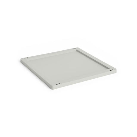 Colour crate låg, Medium Square/Cube fra Hay - Grey - Jacobsen Plus