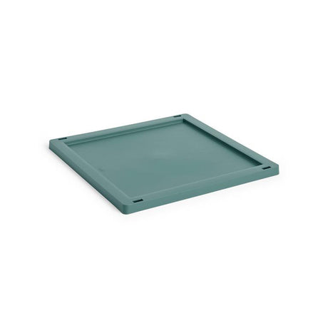 Colour crate låg, Medium Square/Cube fra Hay - Dark green - Jacobsen Plus