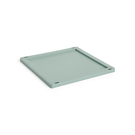 Colour crate låg, Medium Square/Cube fra Hay - Sage green - Jacobsen Plus