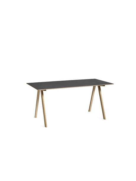 CPH10 Skrivebord, 160 cm fra Hay - Sortlakeret eg / Sortlakeret eg - Jacobsen Plus