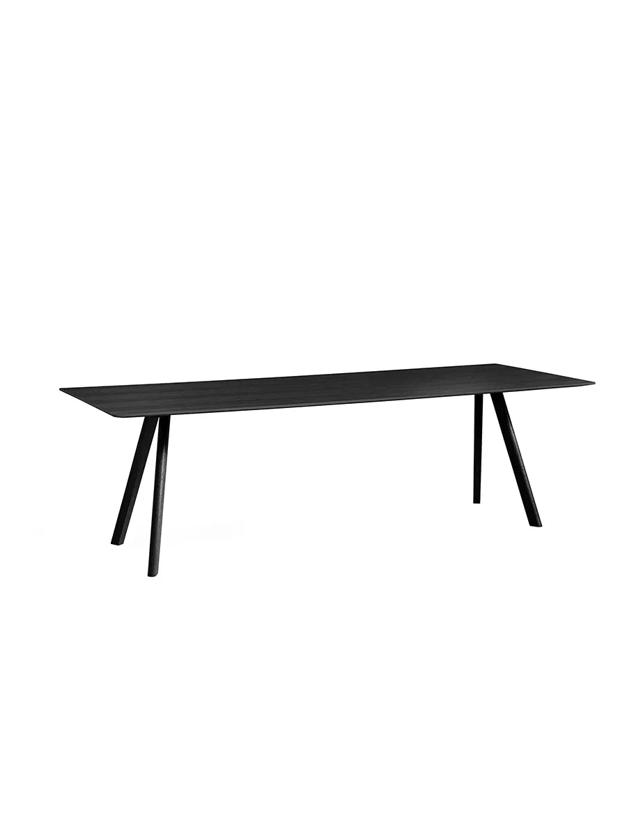 CPH30 bord, 250 cm fra Hay - Sortlakeret eg / Sortlakeret eg / L: 250 x B: 90 x H: 74 cm - Jacobsen Plus