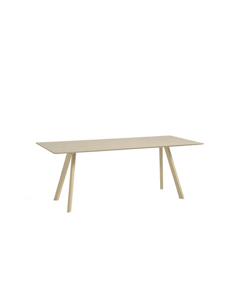 CPH30 bord, 200 cm fra Hay - Sortlakeret eg / Sortlakeret eg - Jacobsen Plus
