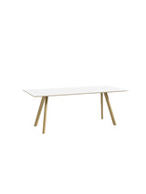 CPH30 bord, 200 cm fra Hay - Hvid laminat / Lakeret eg - Jacobsen Plus