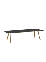 CPH30 bord, 300 cm fra Hay - Sort linoleum / Lakeret eg / L: 300 x B: 120 x H: 74 cm - Jacobsen Plus