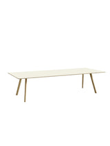 CPH30 bord, 300 cm fra Hay - Off white linoleum / Lakeret eg / L: 300 x B: 120 x H: 74 cm - Jacobsen Plus