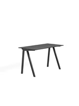 CPH90 Skrivebord, 130 cm fra Hay - Sortlakeret eg / Sortlakeret eg - Jacobsen Plus