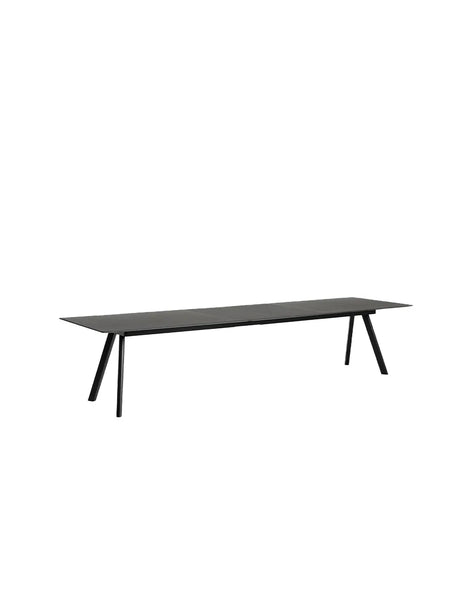 CPH30 Udtræksbord fra Hay - Sortlakeret eg / Sortlakeret eg / L: 160-310 x B: 80 x H: 74 cm - Jacobsen Plus