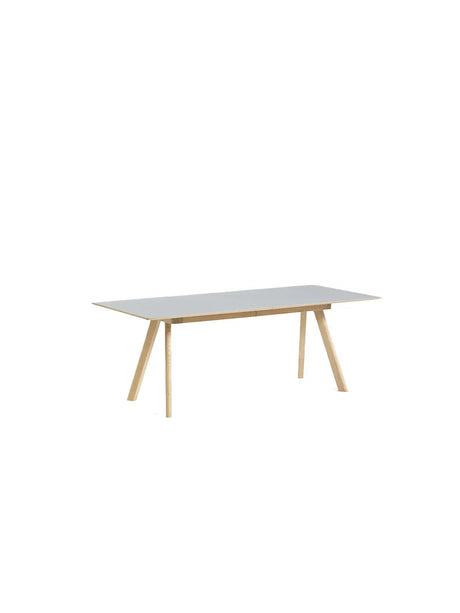 CPH30 Udtræksbord fra Hay - Sortlakeret eg / Sortlakeret eg / L: 160-310 x B: 80 x H: 74 cm - Jacobsen Plus