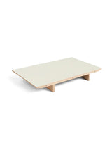 CPH30 Tillægsplade fra Hay - Off white linoleum / Lakeret eg / L: 50 x B: 80 cm - Jacobsen Plus