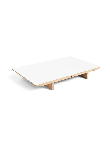 CPH30 Tillægsplade fra Hay - Hvid laminat / Lakeret eg / L: 50 x B: 80 cm - Jacobsen Plus