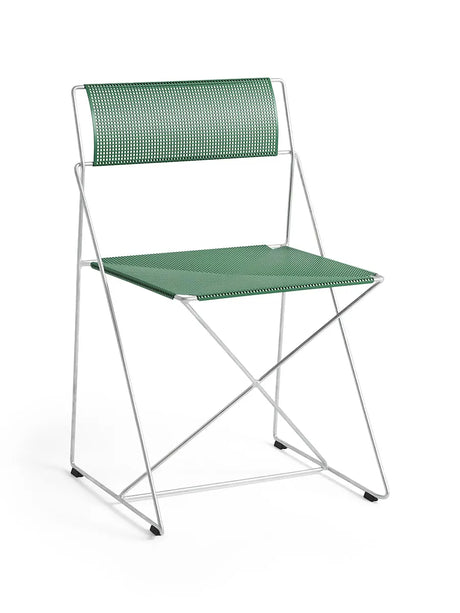 X-Line Chair Chrome fra Hay - Leek Green - Jacobsen Plus