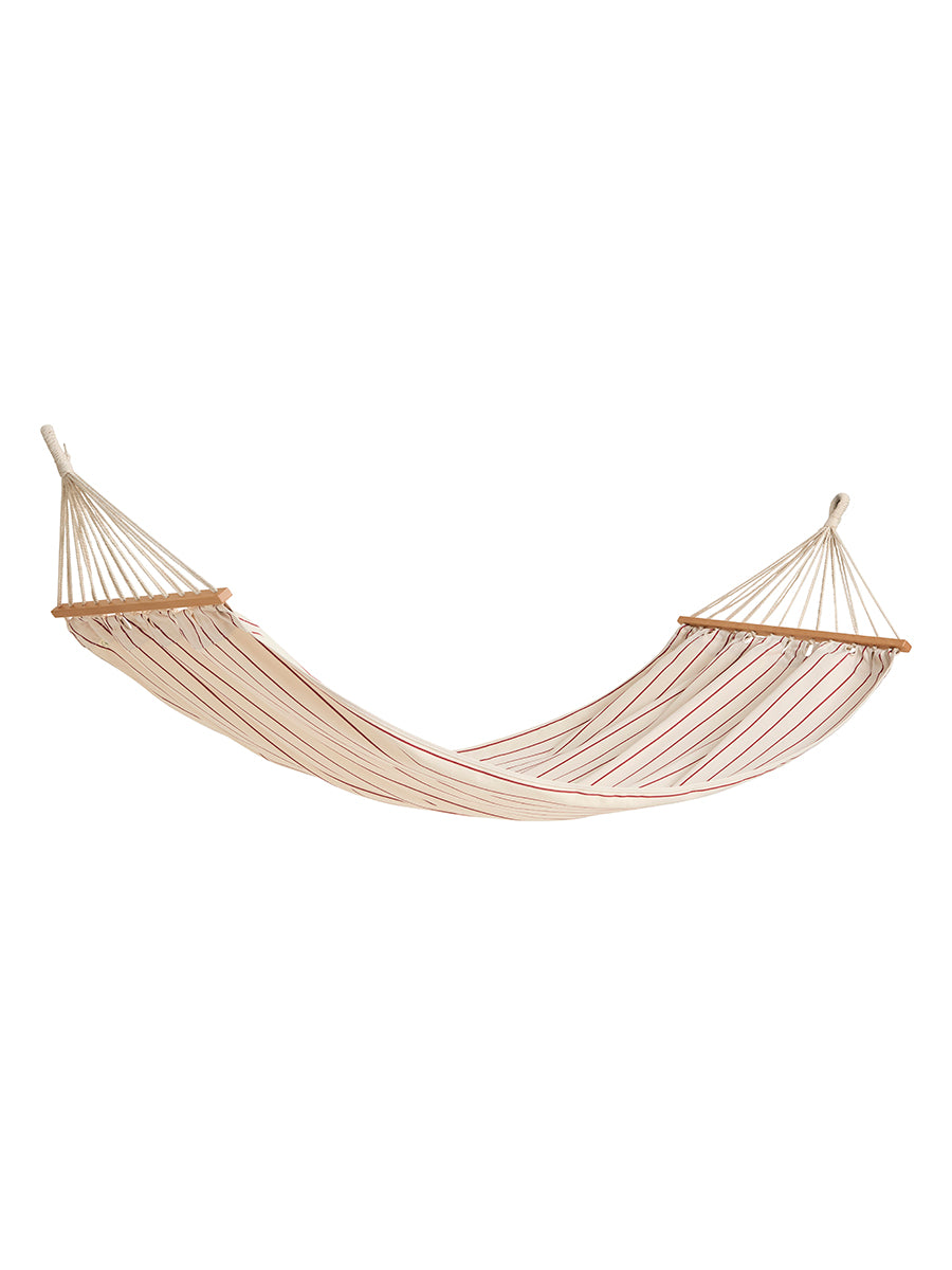 Outdoor Market Hammock fra Hay - Beige with red stripe - Jacobsen Plus