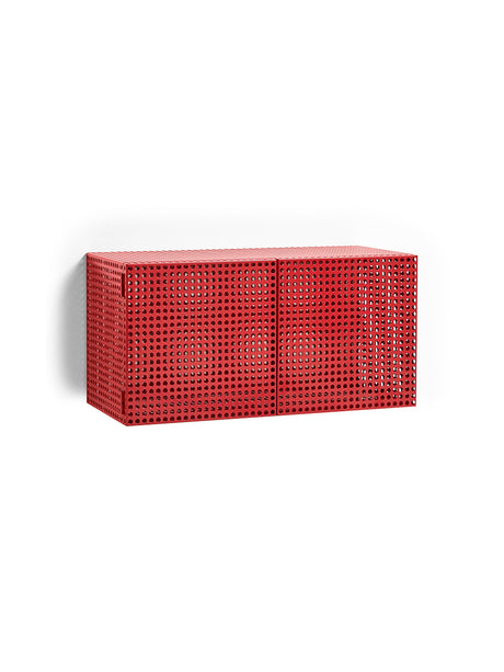 Perforated Cabinet Wall fra Hay - Wine red - Jacobsen Plus
