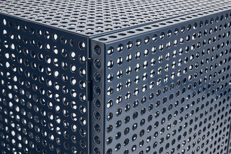 Perforated Cabinet Floor, Large fra Hay - Steel blue - Jacobsen Plus