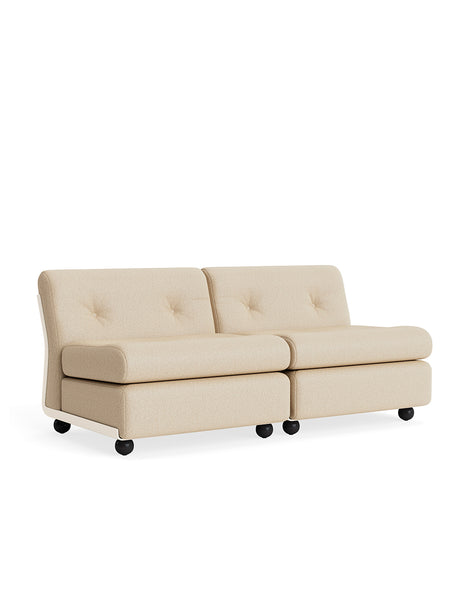 Amanta Modulsofa, 2-personers fra Hay - Hallingdal 220 / Cream Beige shell - Jacobsen Plus