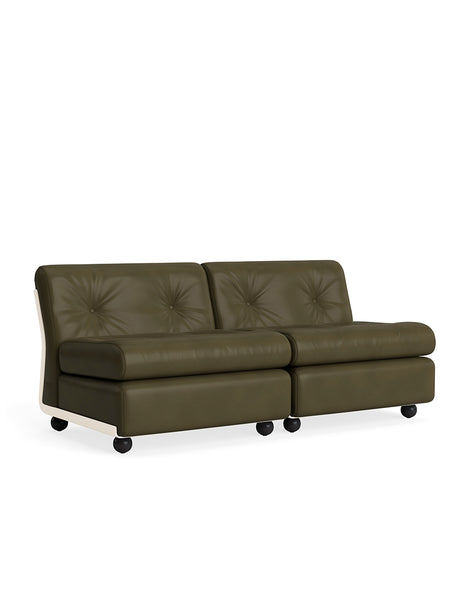 Amanta Modulsofa, 2-personers fra Hay - Sense Forest / Cream Beige shell - Jacobsen Plus