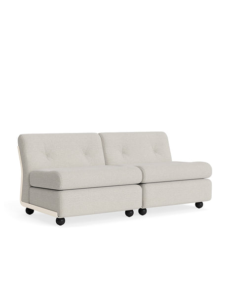 Amanta Modulsofa, 2-personers fra Hay - Story 102 / Cream Beige shell - Jacobsen Plus