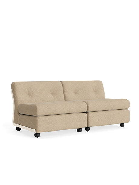 Amanta Modulsofa, 2-personers fra Hay - Turf Sand / Cream Beige shell - Jacobsen Plus
