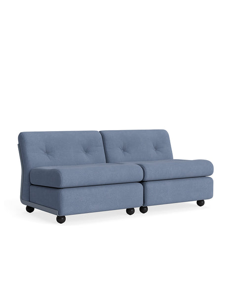 Amanta Modulsofa, 2-personers fra Hay - Osumi 30 / Frost Blue shell - Jacobsen Plus