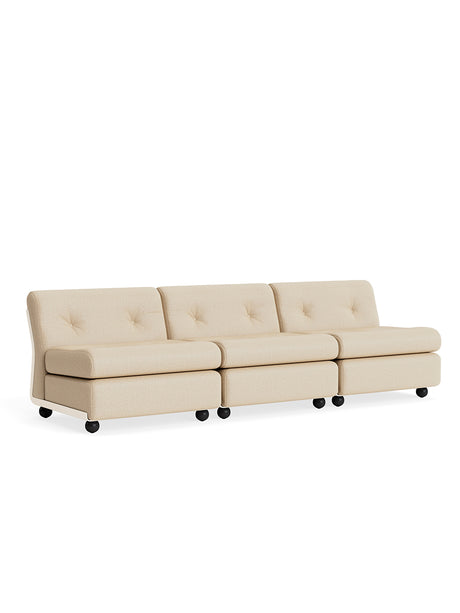 Amanta Modulsofa, 3-personers fra Hay - Hallingdal 220 / Cream Beige shell - Jacobsen Plus