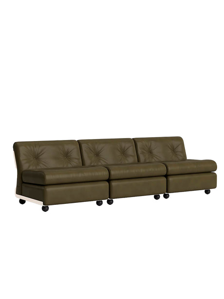 Amanta Modulsofa, 3-personers fra Hay - Sense Forest / Cream Beige shell - Jacobsen Plus