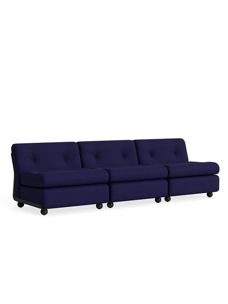 Amanta Modulsofa, 3-personers fra Hay - Yuma 1477 / Anthracite shell - Jacobsen Plus