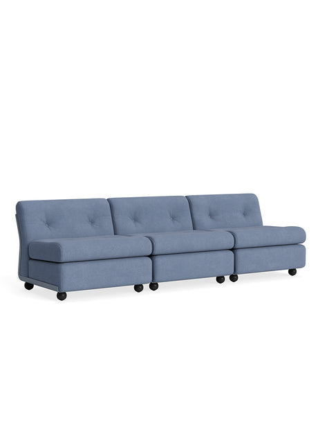 Amanta Modulsofa, 3-personers fra Hay - Osumi 30 / Frost Blue shell - Jacobsen Plus