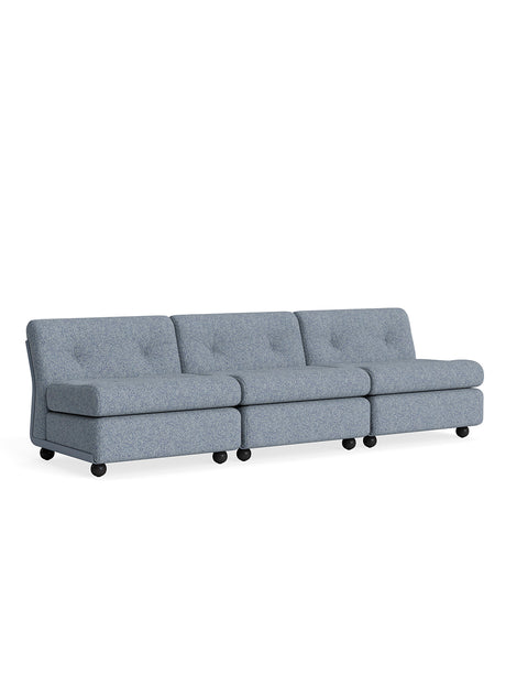 Amanta Modulsofa, 3-personers fra Hay - Vanir 733 / Frost Blue shell - Jacobsen Plus