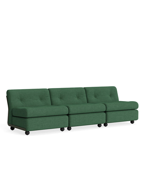 Amanta Modulsofa, 3-personers fra Hay - Mode 040 / Bottle Green shell - Jacobsen Plus