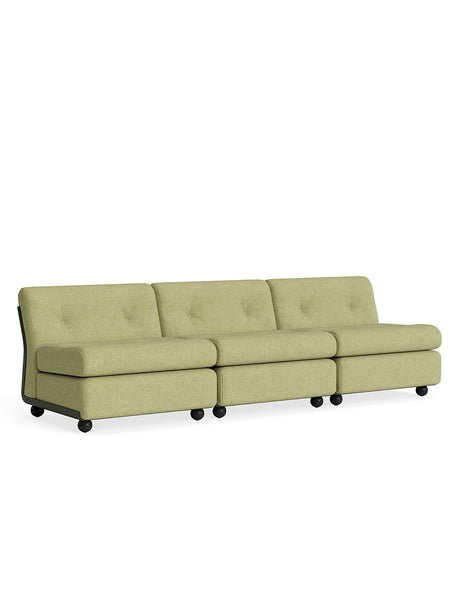 Amanta Modulsofa, 3-personers fra Hay - Vanir 943 / Bottle Green shell - Jacobsen Plus