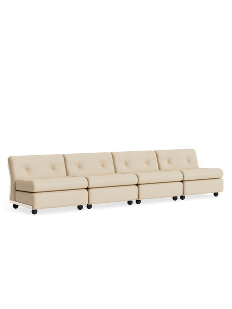 Amanta Modulsofa, 4-personers fra Hay - Hallingdal 220 / Cream Beige shell - Jacobsen Plus