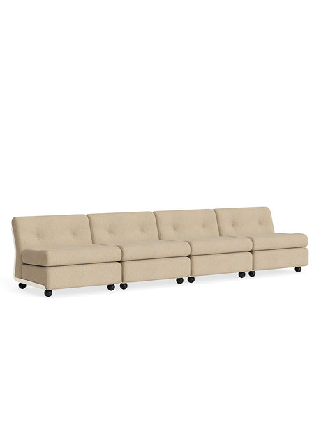 Amanta Modulsofa, 4-personers fra Hay - Turf Sand / Cream Beige shell - Jacobsen Plus