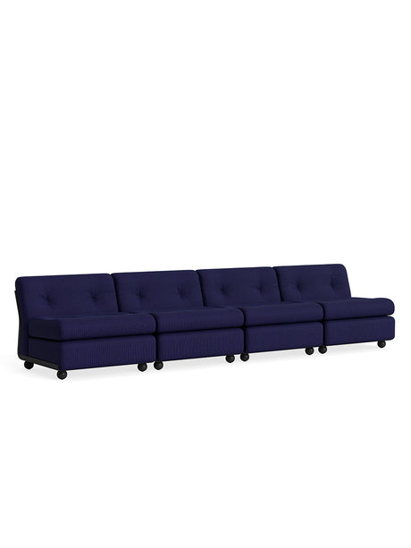 Amanta Modulsofa, 4-personers fra Hay - Yuma 1477 / Anthracite shell - Jacobsen Plus