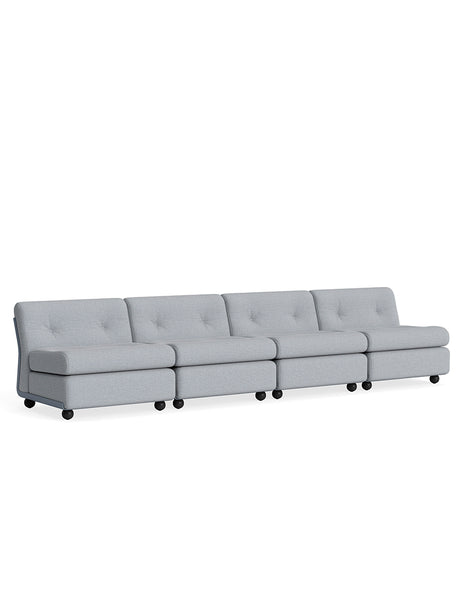 Amanta Modulsofa, 4-personers fra Hay - Naveli 723 / Frost Blue shell - Jacobsen Plus