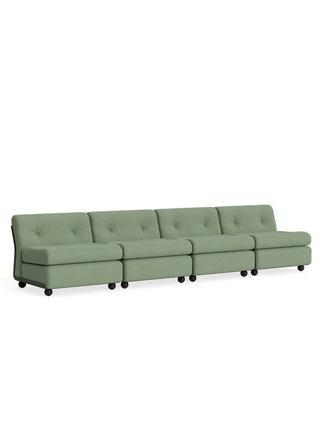 Amanta Modulsofa, 4-personers fra Hay - Osumi 27 / Bottle Green shell - Jacobsen Plus