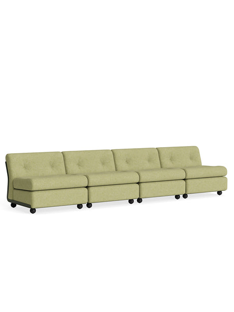 Amanta Modulsofa, 4-personers fra Hay - Vanir 943 / Bottle Green shell - Jacobsen Plus