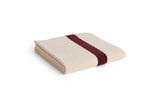 Stripe badehåndklæde fra HAY - Burgundy - Jacobsen Plus